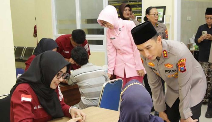 Polres Kediri Kota Gelar Bhakti Kesehatan
