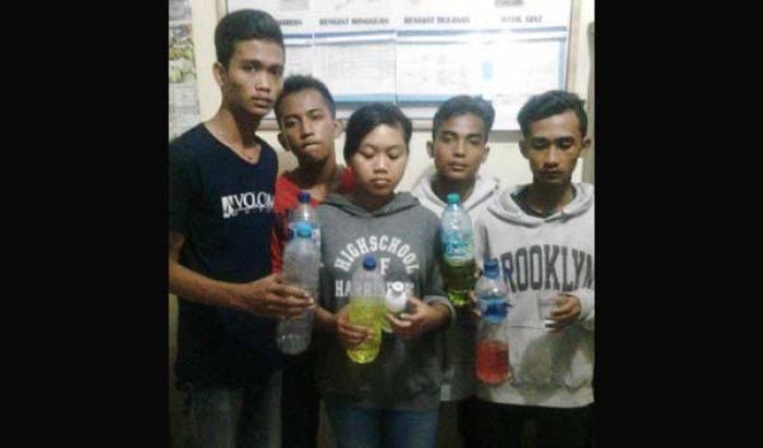 Pesta Miras, 5 Remaja di Jember Diciduk Polisi