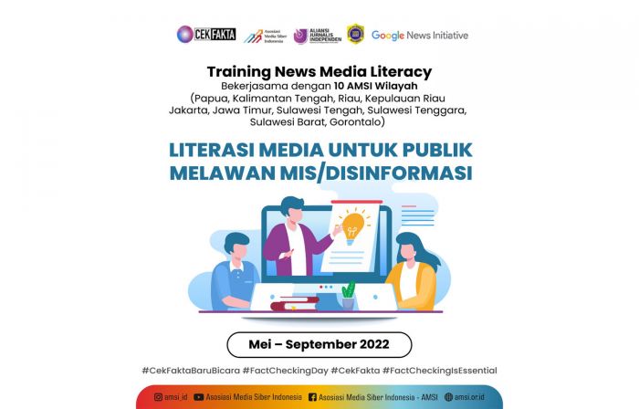 AMSI Gelar Training Literasi Berita bagi Publik di 10 Wilayah