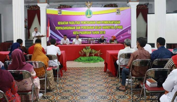 Selamatkan Generasi Muda dari Narkoba, Bakesbangpol Pasuruan Kota Gelar Sosialisasi P4GN