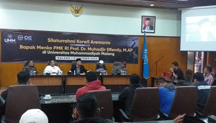 Dialog di Depan Menko PMK, Aremania Ingin Keadilan Dialog di Depan Menko PMK, Aremania Ingin Keadilan