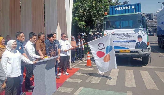 PT CJI Ekspor 350.000 Ton L-Tryptophan ke Tiongkok, Menteri Perdagangan Pimpin Pelepasan PT CJI Ekspor 350.000 Ton L-Tryptophan ke Tiongkok, Menteri Perdagangan Pimpin Pelepasan