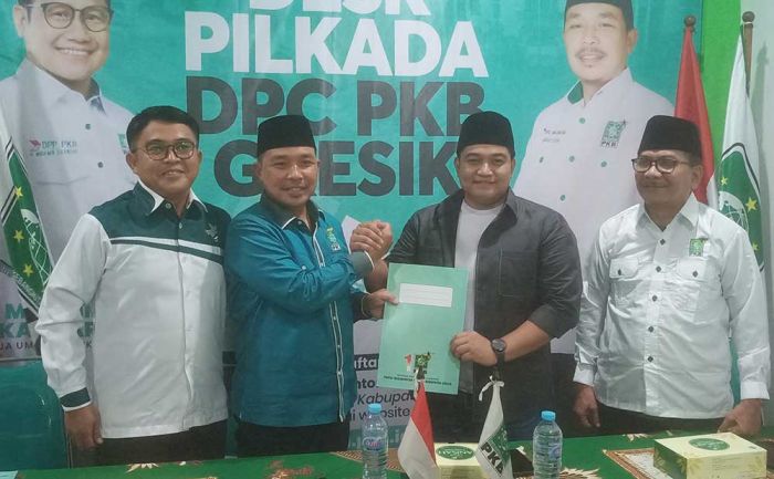 Usung Visi Gresik Mentas, Syahrul Resmi Daftar Bacabup Gresik 2024 Lewat PKB