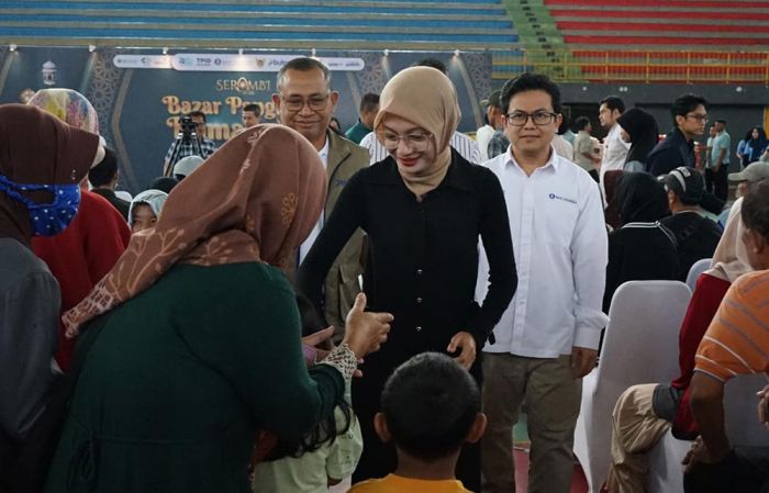 Tinjau Bazar Pangan Ramadhan BI Kediri: Vinanda Jamin Stok Aman dan Imbau Warga Belanja Bi