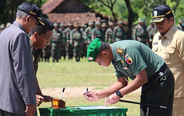Plt Bupati Nganjuk Buka TMMD Kodim 0810 Plt Bupati Nganjuk Buka TMMD Kodim 0810