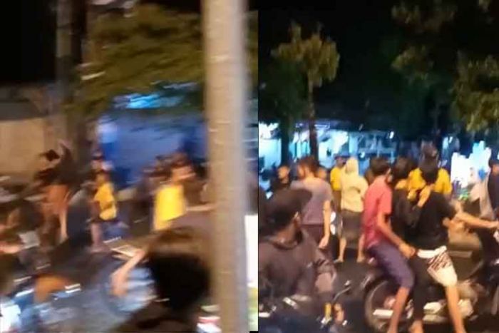 Bersenjatakan Celurit, Sekelompok Pemuda di Pamekasan Lakukan Aksi Tawuran dan Viral di Media Sosial Bersenjatakan Celurit, Sekelompok Pemuda di Pamekasan Lakukan Aksi Tawuran dan Viral di Media Sosial