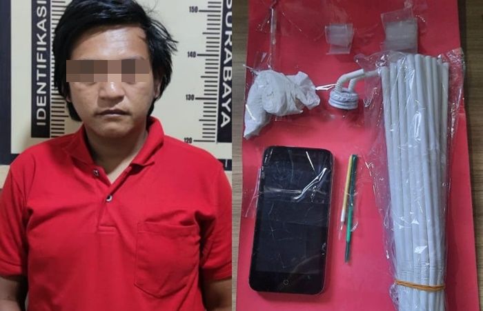 Hisap Sabu di Kamar Kos, Pria Petemon Surabaya Dibekuk Polisi