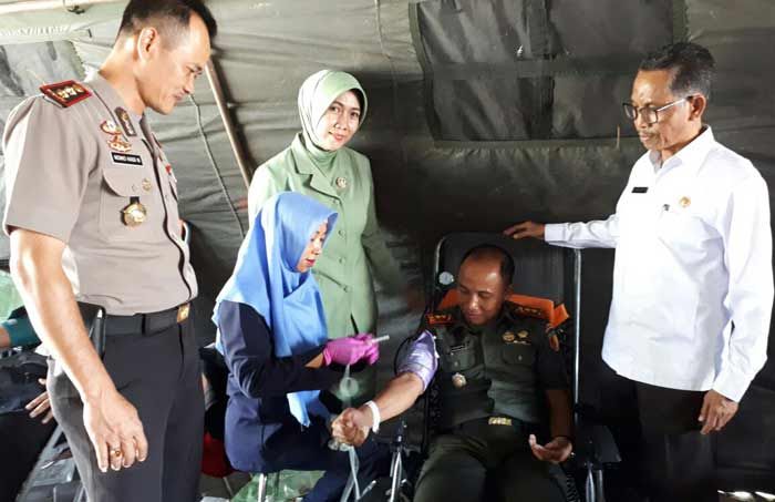 Kodim 0826 Pamekasan Gelar Donor Darah Kodim 0826 Pamekasan Gelar Donor Darah