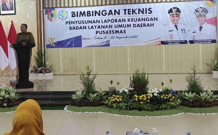 Tindaklanjuti Status Puskesmas Menjadi BLUD, Pemkab Jember Gelar Bimtek Penyusunan Laporan Keuangan Tindaklanjuti Status Puskesmas Menjadi BLUD, Pemkab Jember Gelar Bimtek Penyusunan Laporan Keuangan