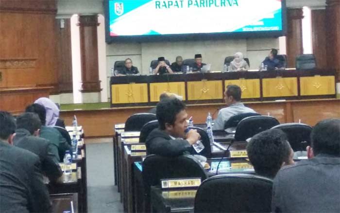 DPRD Tuban Terima Usulan Eksekutif Terkait 4 Raperda Inisiatif