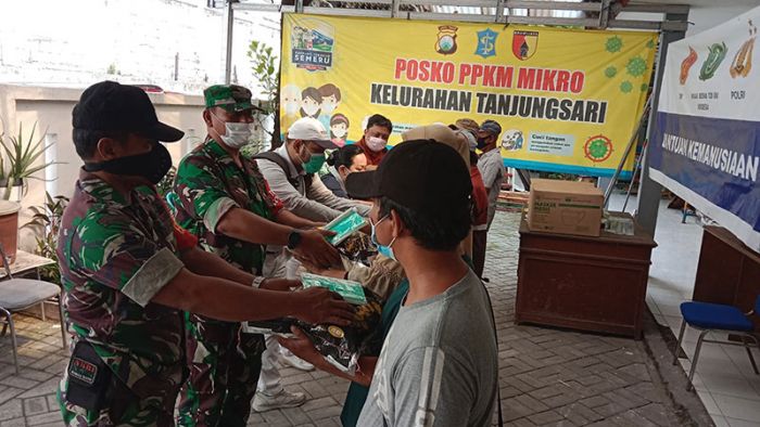 Gandeng Yayasan Buddha Tzu Chi, Koramil 0830/05 Tandes Bagi Ratusan Paket Sembako Gandeng Yayasan Buddha Tzu Chi, Koramil 0830/05 Tandes Bagi Ratusan Paket Sembako