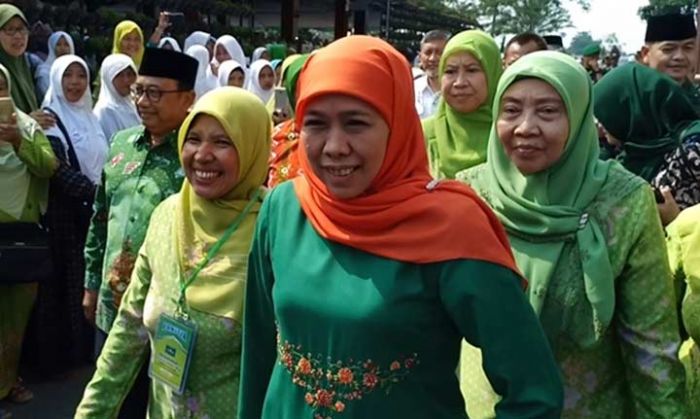 ​Hadiri Halal Bihalal Muslimat NU di Blitar, Khofifah: One Day One Juz Lebih Baik daripada Bermedsos