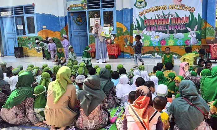 Tanamkan Jiwa Literasi Sejak Dini, IGRA Rengel Tuban Gelar Dongeng Keliling Tanamkan Jiwa Literasi Sejak Dini, IGRA Rengel Tuban Gelar Dongeng Keliling