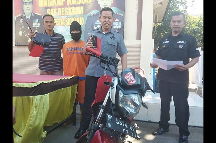 Spesialis Jambret Tas Slempang Wanita di Sidoarjo Digulung Polisi