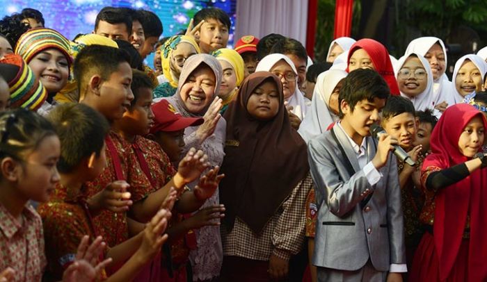 Tambah Skill Anak, Risma Launching KPKAS dan Siapkan 11 Pelatihan Non Akademis