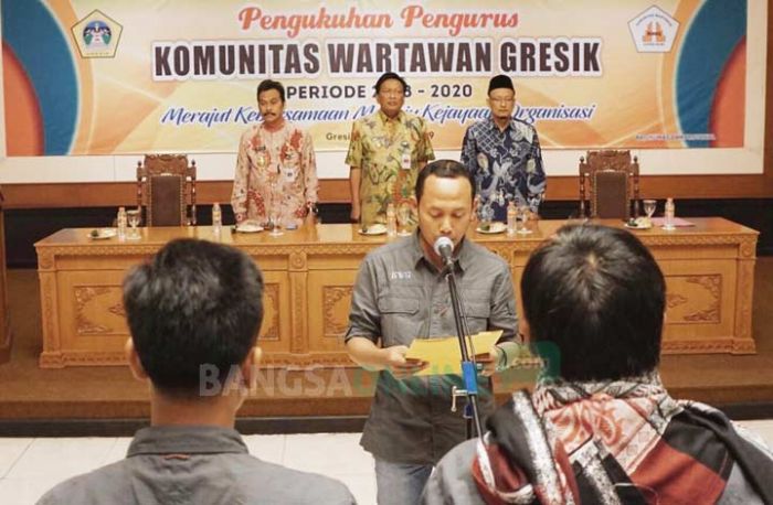 Pengukuhan Pengurus, KWG Siap Diajak Bersinergi Bangun Gresik