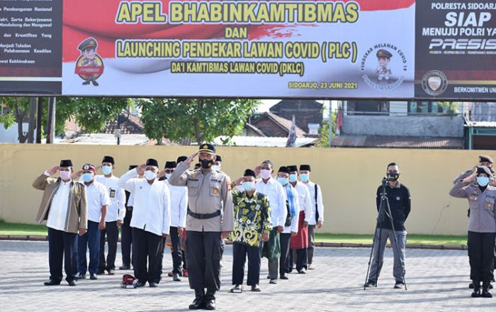 Lawan Covid-19, Polresta Sidoarjo Gandeng Pendekar dan Dai