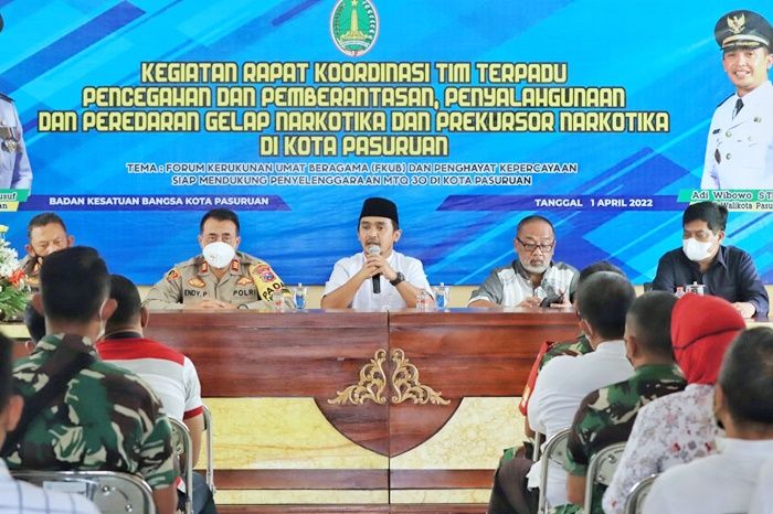 Buka Rakor P4GN-PN, Wawali Pasuruan: Penyalahgunaan Narkotika jadi Tanggung Jawab Bersama Buka Rakor P4GN-PN, Wawali Pasuruan: Penyalahgunaan Narkotika jadi Tanggung Jawab Bersama