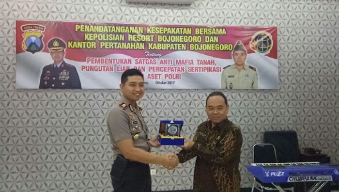 Polres Bojonegoro dan BPN Bentuk Satgas Mafia Tanah 