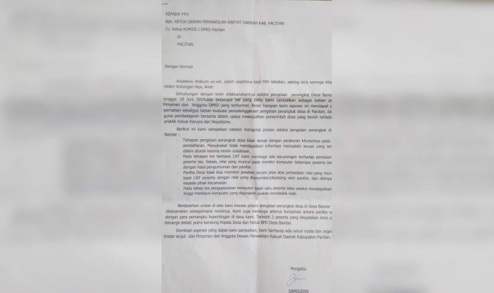 Aduan Dugaan Kecurangan Rekrutmen Perangkat Desa Dicabut, HNSI: Jual Bungkus Rokok Dapat Rp 2 Ribu Aduan Dugaan Kecurangan Rekrutmen Perangkat Desa Dicabut, HNSI: Jual Bungkus Rokok Dapat Rp 2 Ribu
