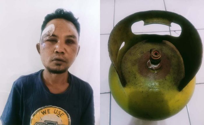 Kepergok Curi Elpiji di Sidoarjo, Warga Menganti Jadi Bulan-bulanan Warga