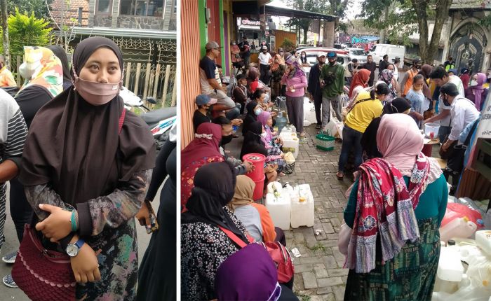 Tak Dibatasi, Warga Kota Batu Borong Minyak Goreng hingga 85 Liter Tak Dibatasi, Warga Kota Batu Borong Minyak Goreng hingga 85 Liter