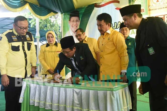 Pilkada Jombang: Teken Kerja Sama dengan Golkar, PKB Sodorkan 3 Nama Bacawabup Pilkada Jombang: Teken Kerja Sama dengan Golkar, PKB Sodorkan 3 Nama Bacawabup