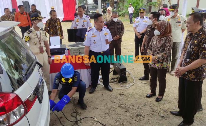 Tekan Polusi, Ratusan Mobdin dan Umum di Kota Mojokerto Ikuti Uji Emisi Gratis