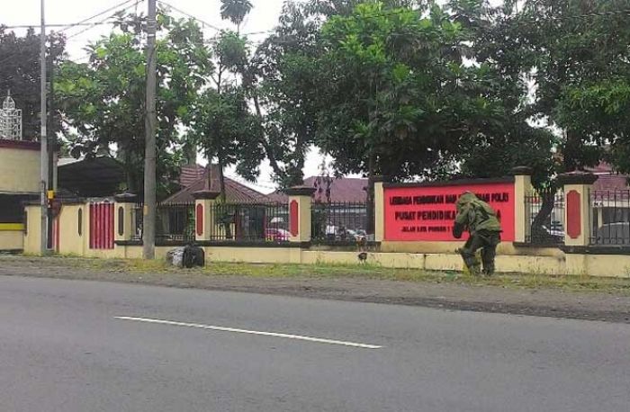 Heboh Tas Ransel Diduga Berisi Bom di depan Pusdik Gasum Porong, Datangkan Tim Jihandak dari Malang