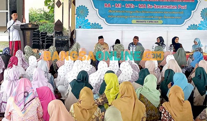 Hadiri Halal Bihalal Tenaga Pendidik, Gus Barra Komitmen Perjuangkan Kesejahteraan Guru