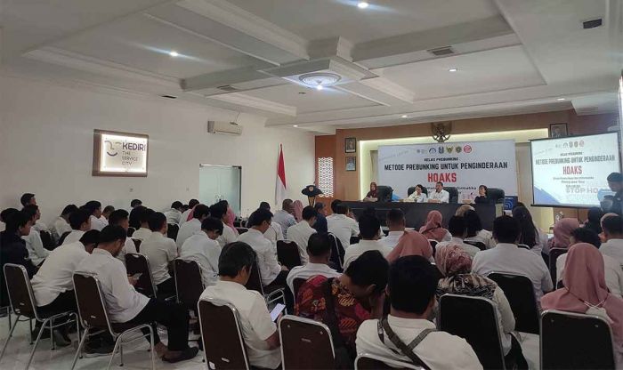 Cegah Hoaks, Pemkot Kediri Gandeng Provinsi Gelar Kelas Prebunking Cegah Hoaks, Pemkot Kediri Gandeng Provinsi Gelar Kelas Prebunking