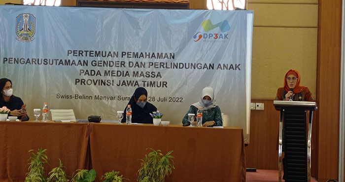 DP3AK Jatim Ajak Media Sinergikan Pengarusutamaan Gender DP3AK Jatim Ajak Media Sinergikan Pengarusutamaan Gender