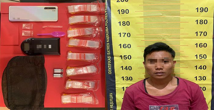 Pakai Narkoba di Rumah, Pekerja Swasta di Pasuruan Ditangkap Polisi