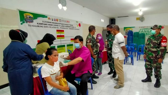 Tekan Penyebaran Covid-19, Kodim Surabaya Utara Gencar Lakukan Vaksinasi di Wilayahnya Tekan Penyebaran Covid-19, Kodim Surabaya Utara Gencar Lakukan Vaksinasi di Wilayahnya