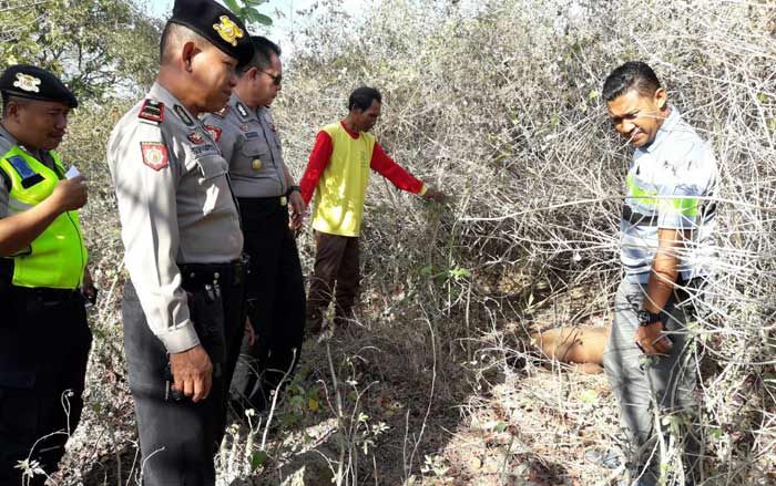 Mayat Pria Misterius Ditemukan di Semak-Semak Desa Kaliuntu, Jenu