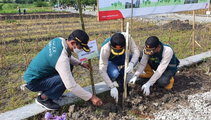 Lestarikan Lingkungan, Pertamina EP Cepu Tanam Ribuan Bibit Pohon