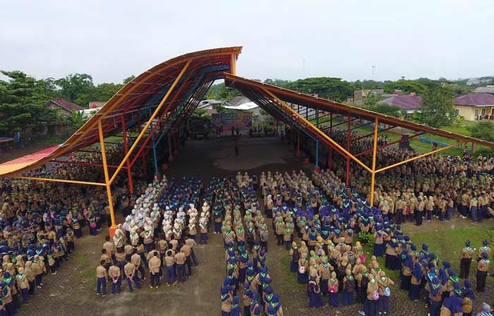 Tekan Angka Kecelakaan, Kapolres dan Kasatlantas Bojonegoro Ajak Pelajar Tertib Berlalu-lintas