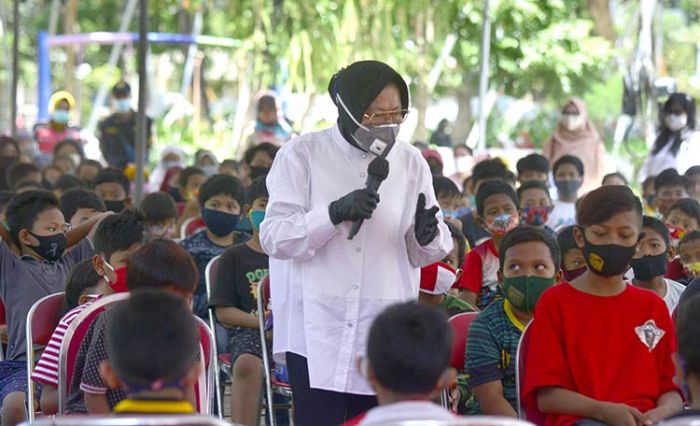 Kuatkan Tekad Anak-Anak Rusun Penjaringan Sari, Risma Beberkan Kiat-Kiat Suksesnya Kuatkan Tekad Anak-Anak Rusun Penjaringan Sari, Risma Beberkan Kiat-Kiat Suksesnya