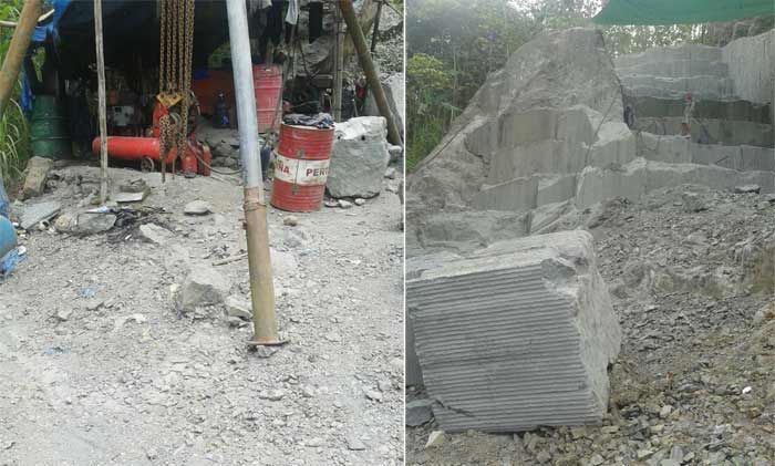 Tambang Batuan Andesit di Tulakan Diduga Ilegal, Pemkab Tambang Batuan Andesit di Tulakan Diduga Ilegal, Pemkab