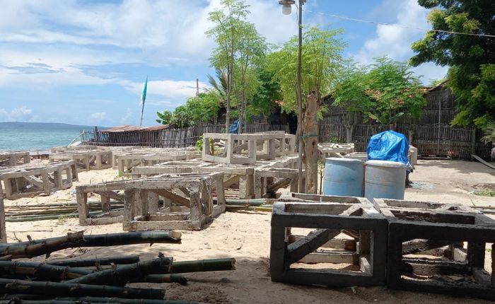 Demi Ekosistem Laut, 105 Modul Rumah Ikan Siap Ditenggelamkan Nelayan Sumenep