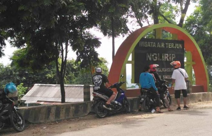 Liburan Sekolah, Pengunjung Air Terjun Nglirip Tuban Masih Sepi