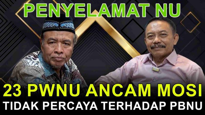 Inilah Berkah 23 PWNU Ancam Mosi Tidak Percaya terhadap PBNU