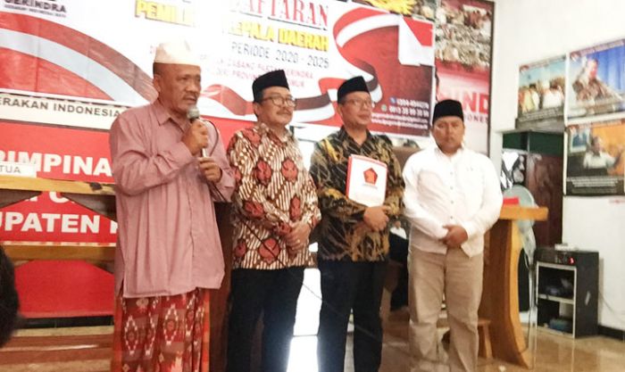 Mujaid Ambil Formulir Bakal Cabup di Partai Gerindra