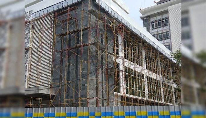 Molor, Pembangunan Gedung Pemkab Lamongan Senilai Rp 151 Miliar Dapat Perpanjangan 45 Hari