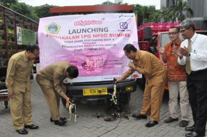 Wabup Qosim Lepas Keberangkatan Truk LPG untuk BUMDes