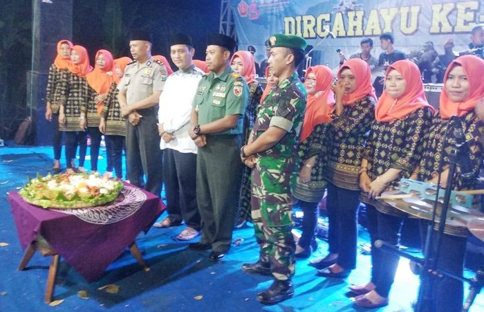 ​HUT ke-73 TNI, Koramil 0811/17 Senori Gelar Panggung Prajurit dan Tasyakuran