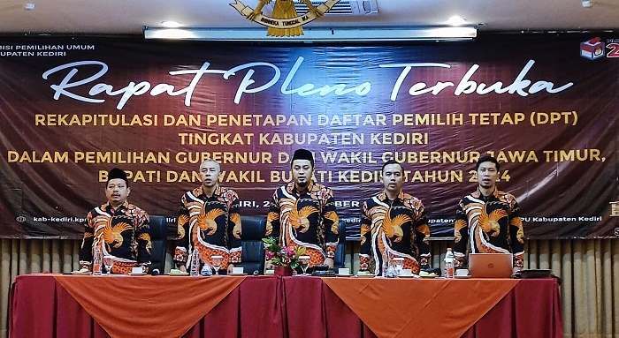 Pilkada 2024, KPU Kediri Tetapkan DPT Sebanyak 1.254.964 Pemilih Pilkada 2024, KPU Kediri Tetapkan DPT Sebanyak 1.254.964 Pemilih