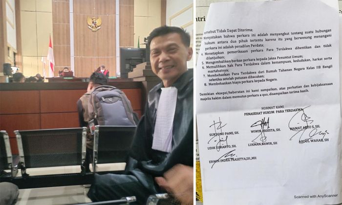 Kuasa Hukum Terdakwa Kasus Kredit Fiktif KBPR Kalimasada Minta Kliennya Dibebaskan Kuasa Hukum Terdakwa Kasus Kredit Fiktif KBPR Kalimasada Minta Kliennya Dibebaskan