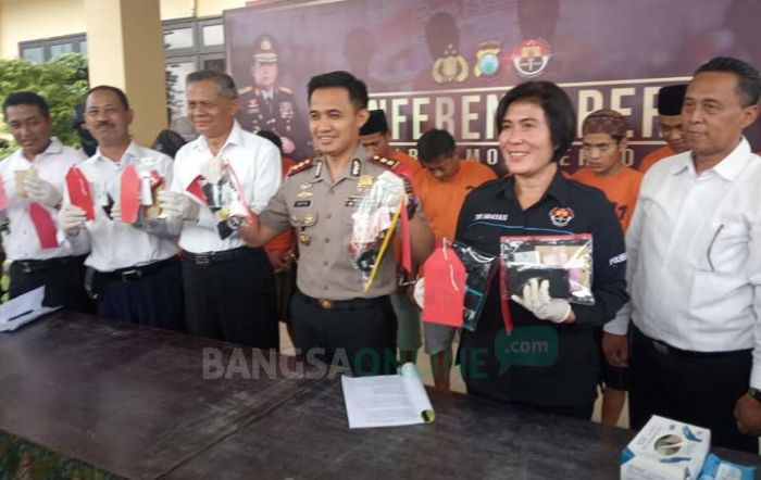 Dua Minggu, Polres Mojokerto Ringkus 13 Tersangka Pengedar Sabu