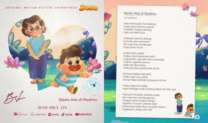 Fakta Unik Dibalik Lagu Selalu Ada di Nadimu dari Film Jumbo Fakta Unik Dibalik Lagu Selalu Ada di Nadimu dari Film Jumbo